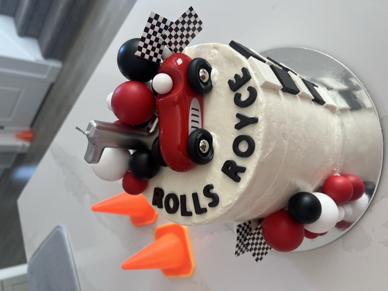 Pour the Record custom birthday cake