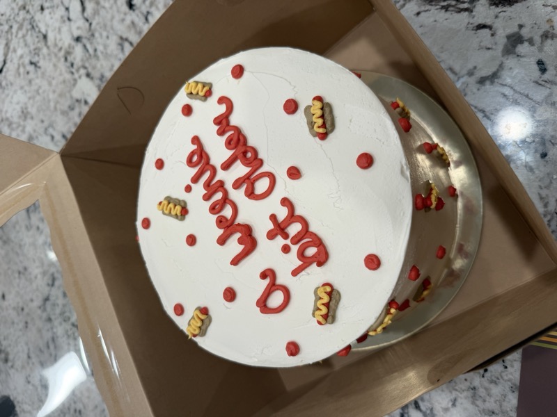 Pour the Record custom birthday cake